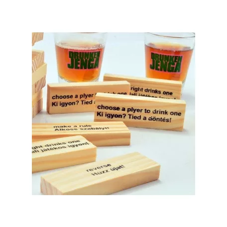 Részeg Jenga Ivós Játék