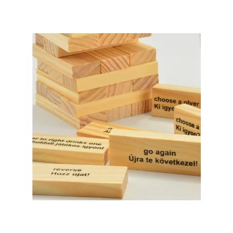 Részeg Jenga Ivós Játék