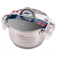 Rozsdamentes Lábas Fedővel 3 L 10343