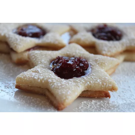 Linzerkiszúró Csillag Középpel Rugós
