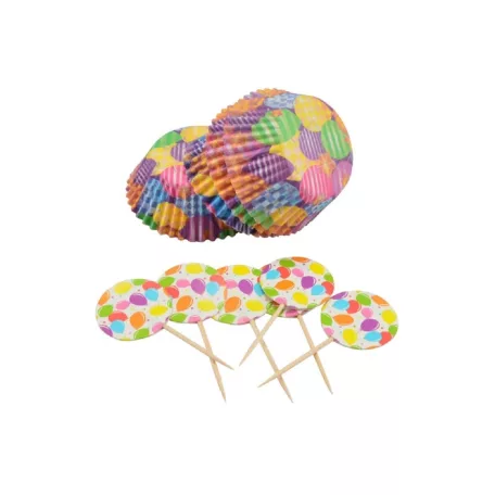 Muffinpapír Díszítő Szett 24+24 Db-os