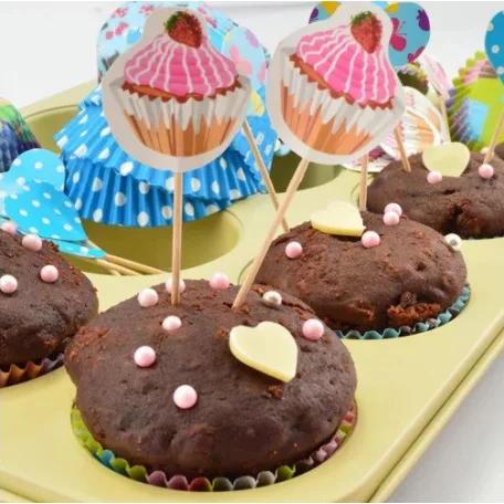 Muffinpapír Díszítő Szett 24+24 Db-os