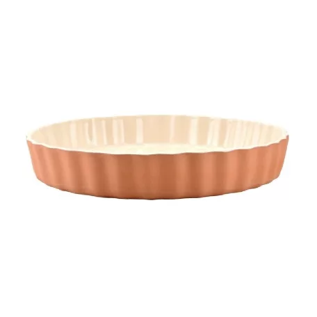 Agyag Tortaforma Fehér Mázas 31 Cm