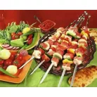 Fém Grillnyárs 60 cm
