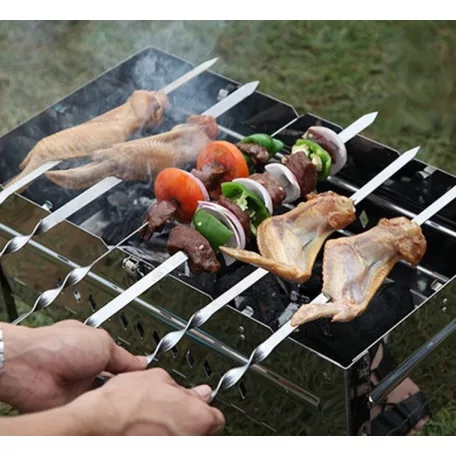 Fém Grillnyárs 60 cm