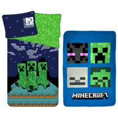   Minecraft Sssleep Tight  ágyneműhuzat és polár takaró szett