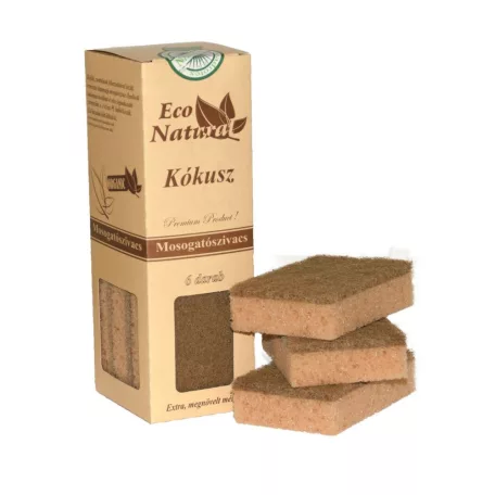 Eco Natural Kókuszszivacs 6 Db-os