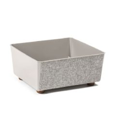 Textilhatású Virágláda Saga 28 x 28 cm 018