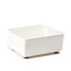 Textilhatású Virágláda Saga 28 x 28 cm 018