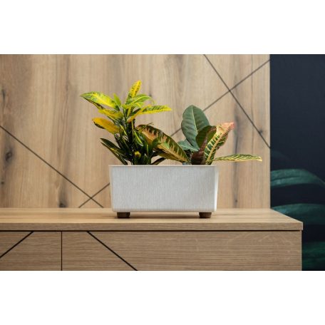 Textilhatású Virágláda Saga 28 x 28 cm 018