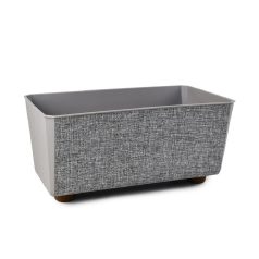 Textilhatású Virágláda Saga 37,5 x 17 cm 019