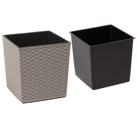 Virágtartó Kaspó Juka Eco Rattan 19X19 Cm 826 