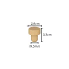 Dugó Szintetikus 19,5 mm 5 db-os