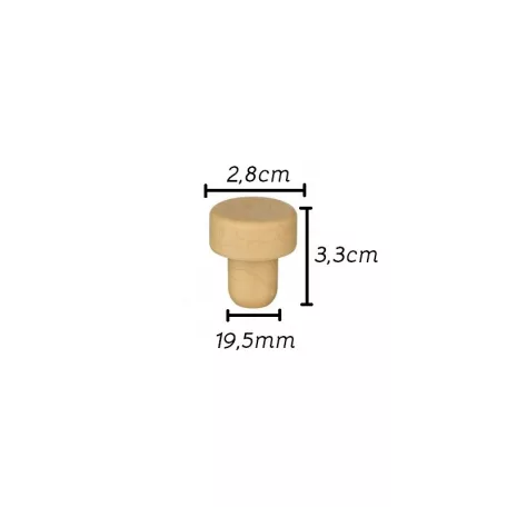 Dugó Szintetikus 19,5 mm 5 db-os