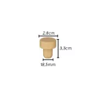 Dugó Szintetikus 18,5 mm 5 db-os
