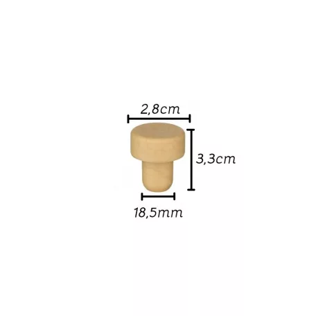 Dugó Szintetikus 18,5 mm 5 db-os