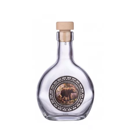 Ón Cimkés Üvegpalack Dugóval Vadász 0,2 l