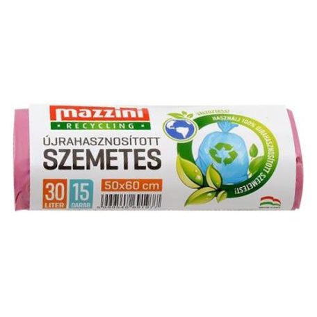 Újrahasznosított Szemeteszsák 30 L Mazzini 15 Db-os