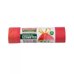  Húzófüles Újrahasznosított Szemeteszsák 25 L Mazzini 20 Db-os