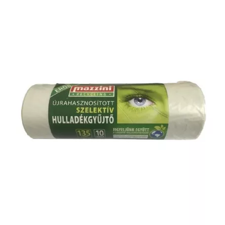 Szelektív Hulladékgyűjtőzsák 135 L Mazzini 10 Db-os