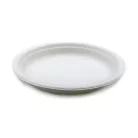 Egyszerhasználatos papír lapostányér (cukornád) 22 cm 50 db-os