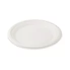 Egyszerhasználatos papír lapostányér (cukornád) 22 cm 50 db-os