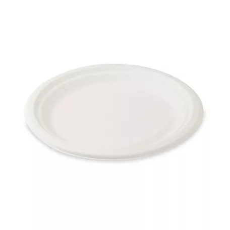 Egyszerhasználatos papír lapostányér (cukornád) 22 cm 50 db-os