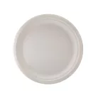 Egyszerhasználatos papír lapostányér (cukornád) 22 cm 50 db-os