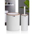 Fürdőszoba Szett Fa Hatású 2 Db-os OKY-484-3 