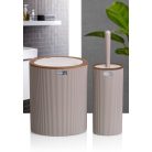 Fürdőszoba Szett Fa Hatású 2 Db-os OKY-484-3 