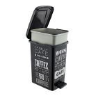 Pedálos Szemetes 15 L Slim Deco S111