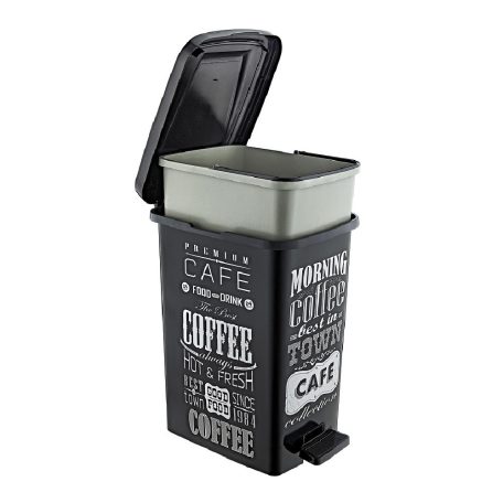 Pedálos Szemetes 15 L Slim Deco S111