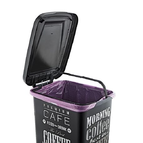 Pedálos Szemetes 15 L Slim Deco S111