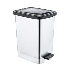 Pedálos Szemetes 15 L Slim Metallic S112