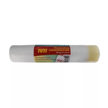 Tuti Húzózáras Szemeteszsák 70 L Extra 15 Db-os