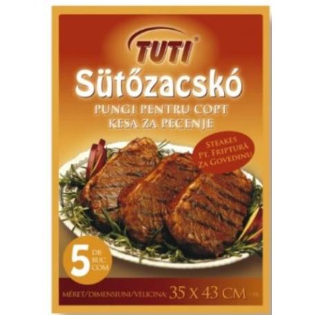 Tuti Sütőfólia Steak 35X43 Cm 5 Db