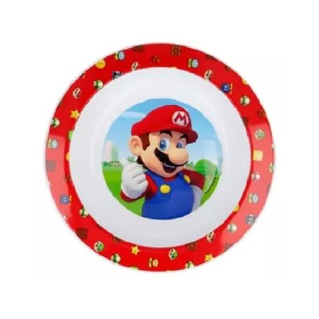 Super Mario - Műanyag mélytányér 16,7 cm 674156