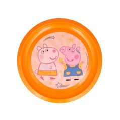 Peppa Malac - Műanyag lapostányér 22 cm 674179