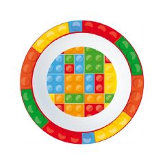 Bricks - Műanyag mélytányér 16 cm 674258