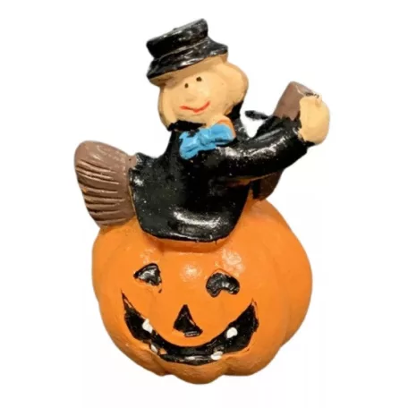 Halloween Tök Dekor Figura 4 db-os 3,5X5,4 Cm 499526