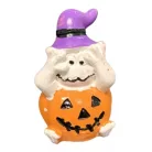 Halloween Tök Dekor Figura 4 db-os 3,5X5,4 Cm 499526