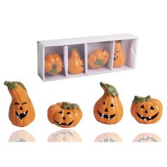 Halloween Tök Figurák 4 db-os 4,8 Cm 499576