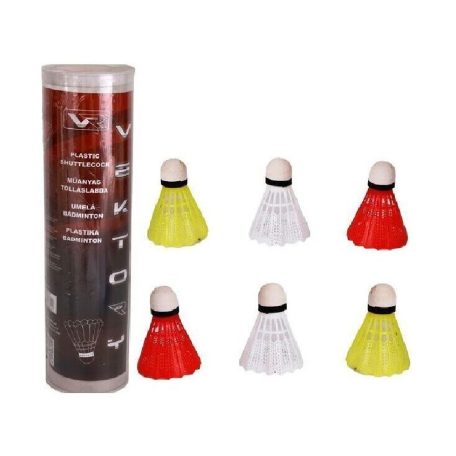 Tollaslabda 6 db-os Színes műanyag 730137