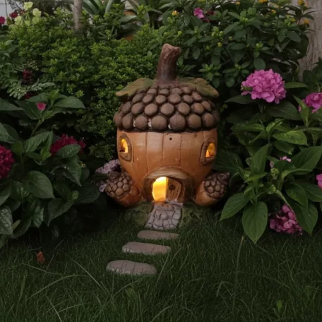 Kerámia Makk Házikó+Led 158505 