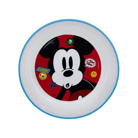 Mickey - Műanyag mélytányér 15 cm 674384