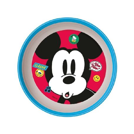 Mickey - Műanyag mélytányér 15 cm 674384