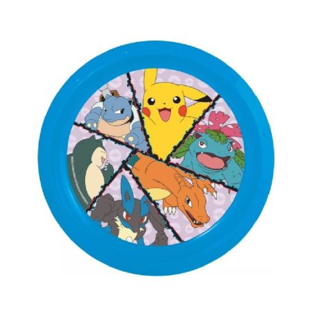 Pokemon - Műanyag lapostányér 22 cm 674537