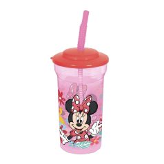 Minnie - Szívószálas pohár 460 ml 674551