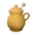 Kerámia  Mézescsupor Mézcsorgató Kanállal 172999