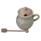 Kerámia  Mézescsupor Mézcsorgató Kanállal 172999